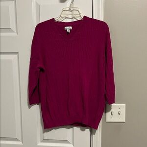 Kim Rogers Pink Cotton Sweater
